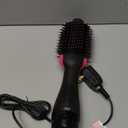 REVLON One-Step Volumizer Hair Dryer and Styler, for Less Frizz, More Shine, and Reduced Heat Damage for Salon Style Round Brush for Blowout, Black  (1.0 VOLUMIZER)