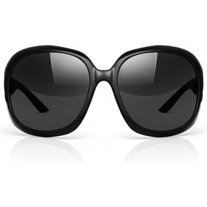 miyya Bug Eye Oversized Polarized Sunglasses Womens, Trendy Retro Sun Glasses for Women 2025, Oversized UV Protection Shades