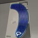 Gel Toilet Seat Cushion Portable and Washable Toilet Seat Cover Universal with Self-Adesive Design(Blue)