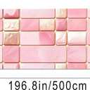 IVN Wallpaper Border Peel and Stick Decorative Wall Trim Self Adhesive Pink Marble Accent Strip for Bathroom Laundry Room Pool Area Mirror Frame Shelf Wall Edge 4x196 Inch Elegant Design