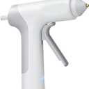 Cordless Hot Glue Gun, 10s Fast Preheat, 30PCS Mini Glue Sticks 7x100mm, 4V 20W Type-C Rechargeable, Anti-Drip, Auto-Off, for DIY Crafts, Repair, Decoration (White)