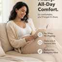 SHAPERMINT Wireless Bras for Women No Underwire – Small to Plus Size Bralettes with Support and Natural Lift (White, M)