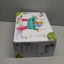 4-in-1 Electric Water Table Toy for Toddlers 1-3,Color Changing Kitchen Play Sink Toys with Running Water for Kid with Water Pump,Animals, Food, Tableware,Pretend Role Birthday Toy for Boy and Girl