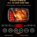 Electric Warming Tray Extra Large 43"x16" Food Warming Mat with Storage Bag, 9 Temp Modes, Chafing Dishes for Buffet, Food Warmer for Parties, Hot Pads for Kitchen, 500W Custom Warm Setting, Gold Edge