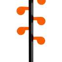 Highwild AR500 Dueling Tree Target Kit - Six Steel Paddles 4" x 1/4" Reactive Shooting Targets with Stand, 42" X 27" X 31"