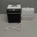 Portable Air Conditioner, Mini Personal Ice Cooling Air Cooler with 2 Ice Blocks,3 Speeds Small Fan for Room Bedroom Office Home Tent