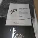 PRAISUN 55 Inch L Shaped Office Desk with Power Outlets and Type-C Port, Large Computer Gaming Desk with 3 Fabric Drawers, Mesh Shelves, Corner Study Work Writing Desk, Rustic Brown