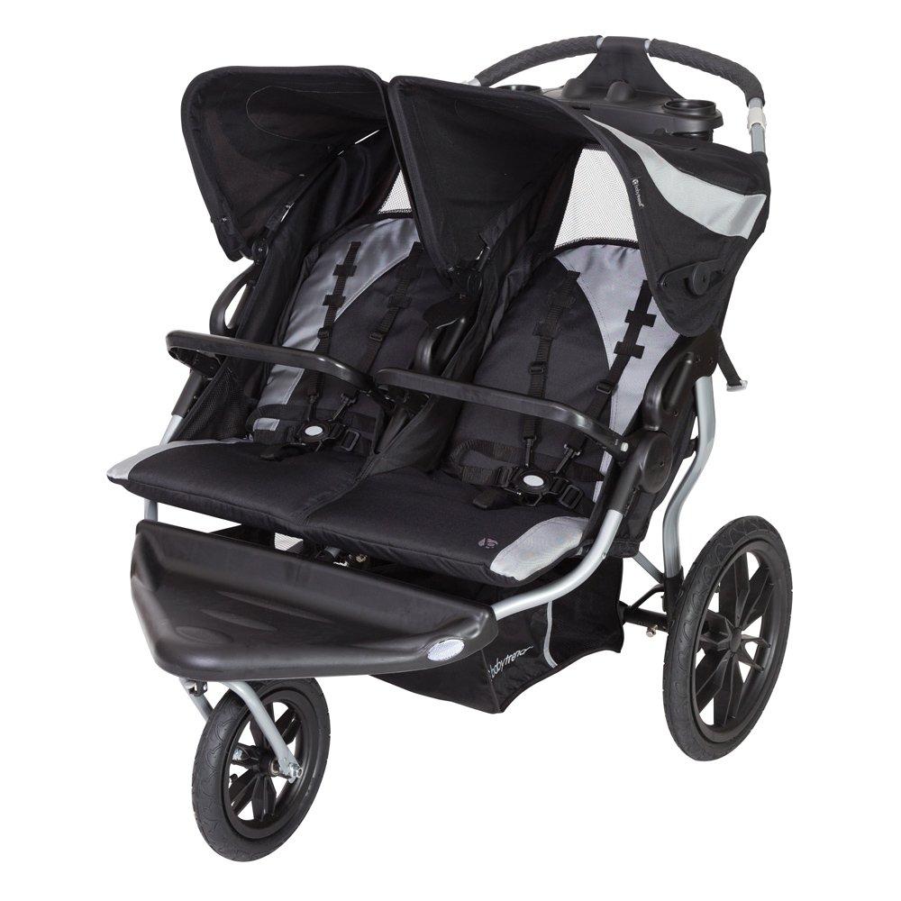 Baby Trend Navigator Lite Double Jogger, Europa, 46"L x 32.5"W x 43"H