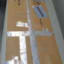 Furologee LED TV Stand for 65, 70, 80 Inch TV, 71 Inch Entertainment Center with Power Outlets, 6 Fabric Drawers Dresser for Bedroom, Media Console with Open Shelves, PU Leather Surface, Black