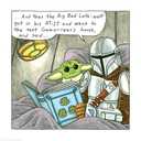 The Mandalorian and Child 2025 Wall Calendar (Star Wars)