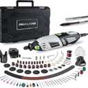 PHALANX 180W Rotary Tool Kit, 1.5-Amp 6 Variable Speed with Flex Shaft, 8000-35000RPM Rotary Multi-Tool& 213pcs Accessories Kit, Power Multiuse Set Prefect for Crafting Projects and DIY Creations