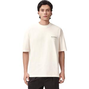 AllSaints Men's Underground Oversized Short Sleeve Crew Neck Shirt, Small