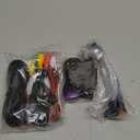 Single Din HD Touch Screen Car Stereo with Bluetooth,1 DIN 7 inch Car Radio Audio Receiver Surpport USB AUX SD Mirror Link Rear View Camera FM EQ SWC Steering Wheel Controller and Color Lights