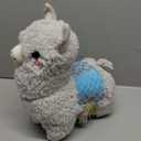 Holiday Home 11.5" Grey Lama Plush