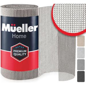 Ultra-Premium Drawer and Shelf Liner, 12 Inch x 20 FT Heavy-Duty and Slip-resistant Liner, Durable Non Adhesive Waterproof Roll, for Drawers, Kitchen, Cabinets, Shelves, Desks, Light Grey