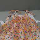 Toddler Tutu Dress Baby Girls Party Dress Floral Backless Ruffle Tulle Dress for Cake Smash Birthday, SIZE 100