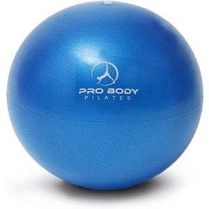 ProBody Pilates Small Exercise Ball - 9 Inch Workout Ball for Stability, Barre, Yoga, Core & Physical Therapy (Blue)