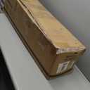 HOLLO STAR 9 ft Flocked Prelit Christmas Tree with 546 LED Lights, App Control, Skinny Artificial Pencil Christmas Tree, Multi-Color RGBW Lights, 1294 Branch Tips, for Small Space, Home, Party