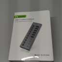 Powered USB Hub, 10-Port USB C Hub with 6 USB-A 3.2, 4 USB-C 3.2 Ports, Individual Switches and 12V/5A Power Adapter, Aluminum USB Extension for MacBook, Laptop/PC and More.