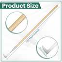 Lothee Garden Long Handle Crack Weeder 54 Inch Stainless Steel Crevice Weeding Tool L Shaped Weed Puller Tool Weed Remover Tool Long Handled Manual Weeders for Lawn Yard Patio Gardening Grass Cutter