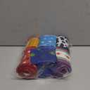 6 Rolls 30 Yards Cartoon Story Wired Edge Ribbon 2.5 Inch Cow Print Checkered Polka Dots Cloud Star Paisley Burlap Printed Fabric for Gift Wrapping Craft Bow Making Supplies