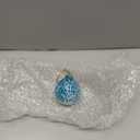 Hand Blown Glass Gazing Balls for Garden Hanging 2.3" Friendship Balls Christmas Ball Ornaments for Xmas Tree Decoration (Blue - B)