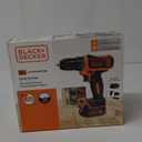 BLACK+DECKER 12V MAX Cordless Drill/Driver, Battery and Charger Included (BDCDD12C)