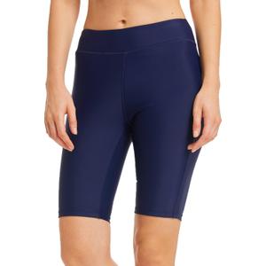 Wetopkim Women's Swim Shorts High-Waisted Swimsuit Bottom Quick Dry Bathing Suit Board Short (18, Navy Jammer)