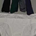 Only 5 Knowyou Cotton Underwear for Women Cheeky Bikini Womens Underwear Pack Sexy Lace Wasit Hipster Brief Panties for Ladies-XL