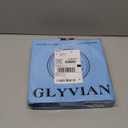 GLYVIAN Slow Feeder Dog Bowls, Stainless Steel with Non-Slip Rubber Base Metal Bowl, 4 Cups Large Capacity Slow Feed for Small, Medium, Large Breed Dogs