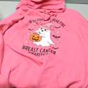 In October We Wear Pink Breast Cancer Awareness Halloween Pullover Hoodie(2XL)