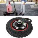 Bnineteenteam Electric Scooter Hub Motor, 10 Inch 48V 800W Pneumatic Tires Aluminum Alloy Hub Motor for Electric Scooter Enthusiasts