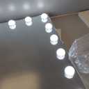 Vanity Mirror with Lights Lighted Makeup Mirror with 15 Dimmable LED Bulbs,3 Color Lighting Modes,USB Charging Port Touch Control,Sturdy Metal Frame Design,White (22.8"L x 18"W)