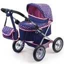 Bayer Design Baby Doll Trendy Pram Blue, Pink