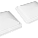 Jack Boss 2 Pack Set Roof Vent Cover, 14 Inch Replacement Vent Lid for Inside RV Trailer Camper Motorhome, White