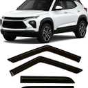 2021-2026 Tape-On Rain Guards for Chevrolet Chevy Trailblazer (Crossover) Side Window Visor Deflectors LS LT ACTIV RS Durable Tinted Shades 2022 2023 2024 2025