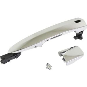NewYall Front Right Chrome Exterior Door Handle for Nissan Murano 2009-2014 Sentra 2013-2016 Outer Outside Passenger Side w/Keyhole w/o Electronics Connecter Wire