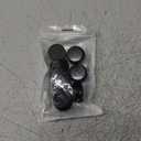 Single Eyeshadow Storage Box with 26Mm Inner Diameter Transparent Lid Compact Makeup Organizer for Eyeshadow Blush and Foundation Travel-Friendly 1.49X1.49X0.74 Inch (4x3.8cm, Black)