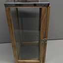 Wildwood Lanai Teak And Glass Hurricane Sm, 17Inc