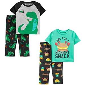 Simple Joys by Carter's Boys' 4-Piece Poly Pajamas 2T
