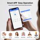 Fingerprint Smart Front Door Lock Set, Keyless Entry Door Lock with Handle, Smart Door Locks, Front Door Handle with Keypad and Deadbolt, APP Control, Touchscreen, Oil Rubbed Bronze