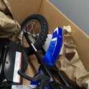 Razor MX125 Dirt Rocket Electric-Powered Bike with Authentic Motocross Geometry, Rear-Wheel Drive,100-watt, high-Torque, Chain-Driven Motor, for Kids 7+, Blue