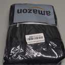 Extra Large Storage Duffle Bag with Zippers and Handles, Big Foldable Duffle Bag for Travel (Black)