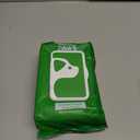 Unscented Pet Grooming Wipes - Natural Bamboo Fiber - Cleansing Wipes for Dog & Cat - Soft & Caring for Sensitive Skin - Durable & Tear Resistant for Paw, Coat & Bum Freshening - 100 Count