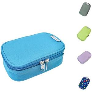 Mini Insulated Snack Bag Mini Lunch Bag Insulin Bag (Blue)