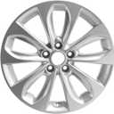 New Single 18x7.5" 18 Inch Premium Aluminum Alloy Wheel Rim Fits for Hyundai Sonata 2011 2012 2013, Replacement Wheel 529103Q350, OE Direct Replacement Rims, 560-70804A