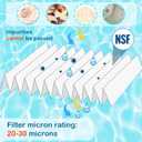 PLF150A Pool Filter Replaces for C-9415, Filbur FC-0687, CC150, CCRP150, PAP150, R173216, 160317, 160355, 160352, XLS-908, 10150, 150 Sq.Ft Swimming Pool Filter Cartridge, 1 Pack