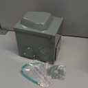 50 Amp RV Power Outlet Box, 125/250 Volt NEMA 14-50R Outlet, Lockable Enclosed Outdoor Plug, Electrical Receptacle Panel, Weatherproof Temporary Hookup for RV Camper Car Travel Generator