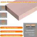 Fire Bricks, Woodstove Firebricks, High Temperature Resistant Clay Firebricks for Wood Stoves, Fireplaces, Pizza Ovens and BBQ Smokers, Size 9" X 4-1/2" X 1-1/4", Pack of 12, Red Color
