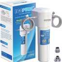 ICEPURE Under Sink Water Filter System, 3 Years or 22000 Gallons Ultra High Life NSF/ANSI 42 Certified, Removes Heavy Metals,Chlorine,Direct Connect Under Counter Drinking Water System, USA Tech